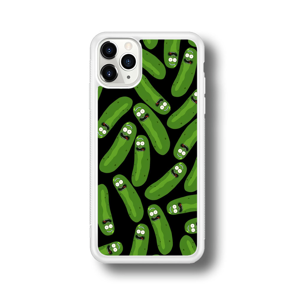 Rick and Morty Patern Pickle iPhone 11 Pro Max Case