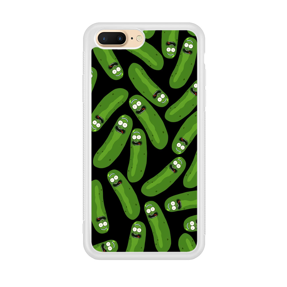 Rick and Morty Patern Pickle iPhone 7 Plus Case