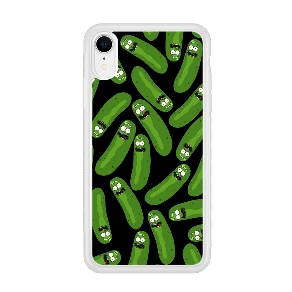 Rick and Morty Patern Pickle iPhone XR Case