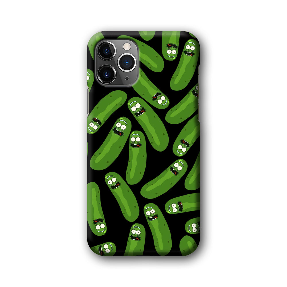 Rick and Morty Patern Pickle iPhone 11 Pro Max Case