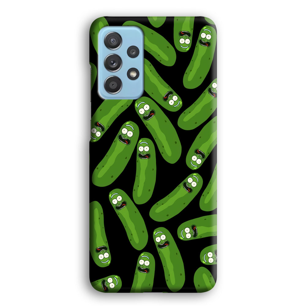 Rick and Morty Patern Pickle Samsung Galaxy A52 Case