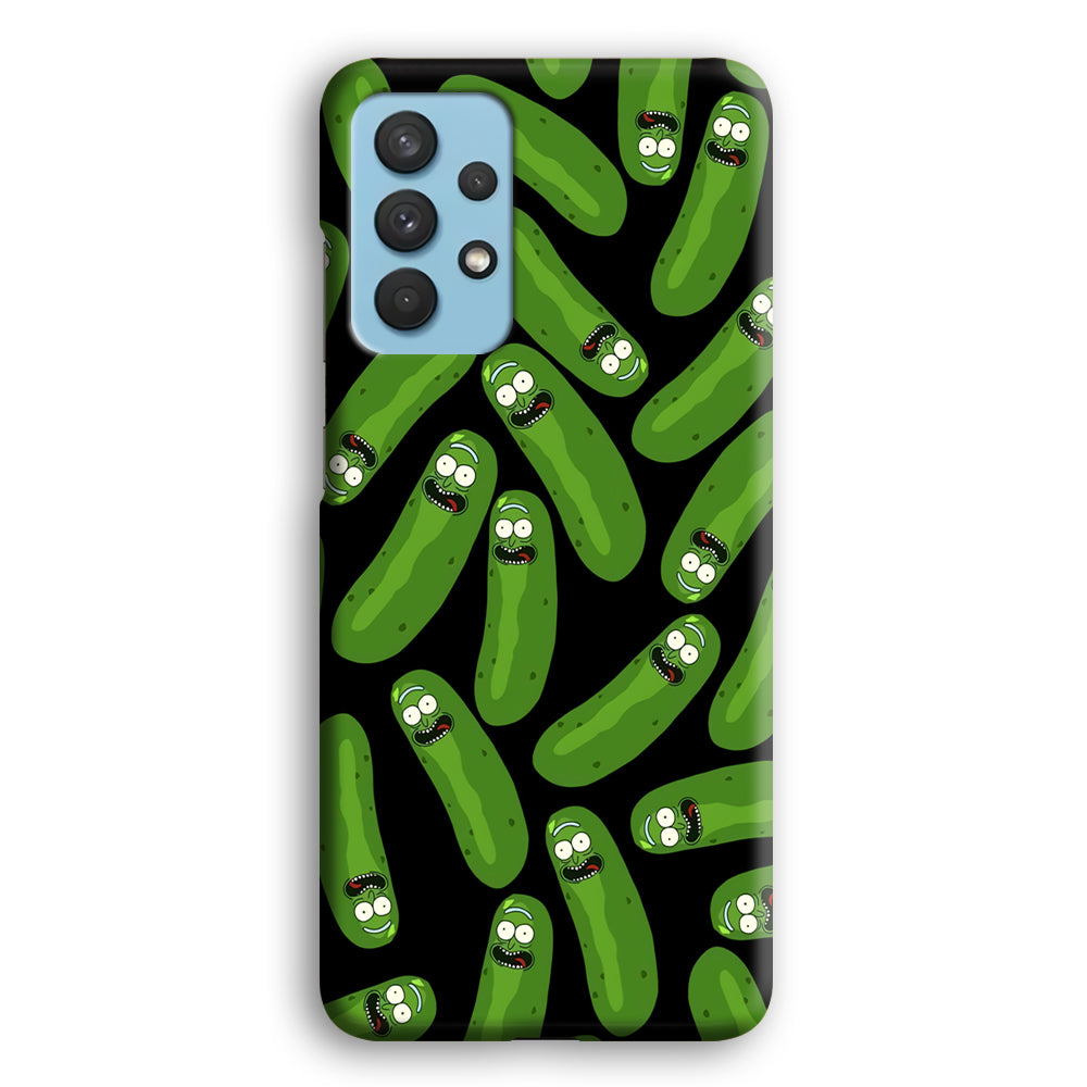 Rick and Morty Patern Pickle Samsung Galaxy A32 Case