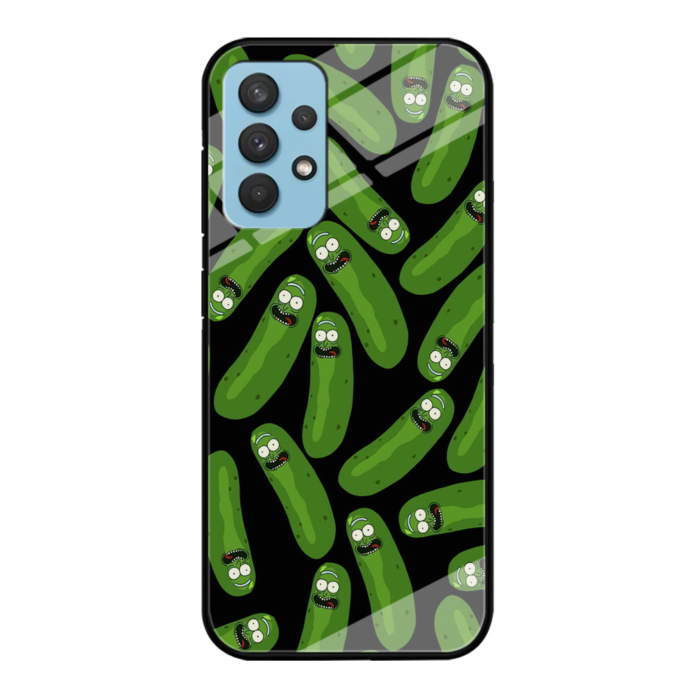 Rick and Morty Patern Pickle Samsung Galaxy A32 Case