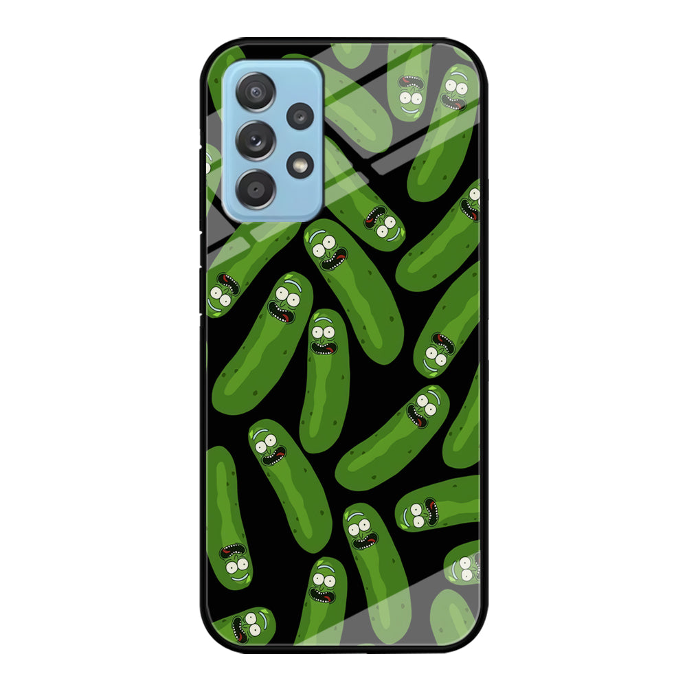 Rick and Morty Patern Pickle Samsung Galaxy A52 Case
