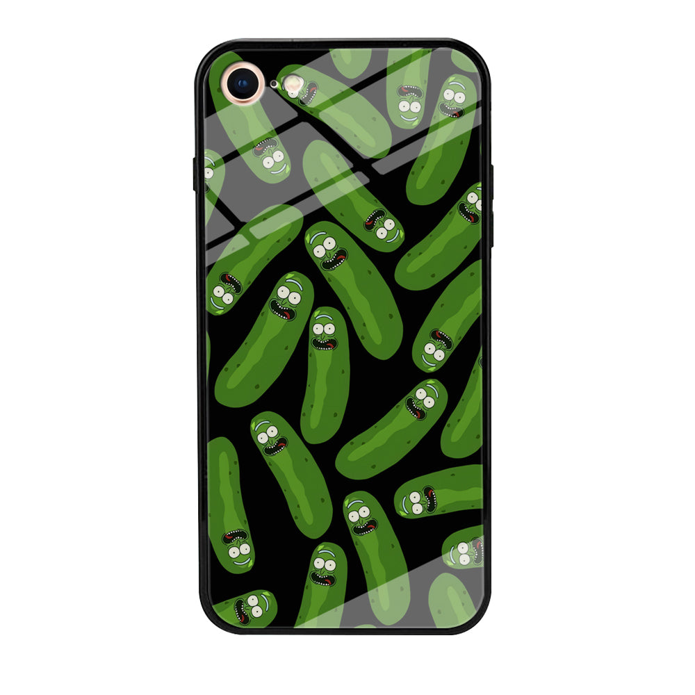 Rick and Morty Patern Pickle iPhone 8 Case