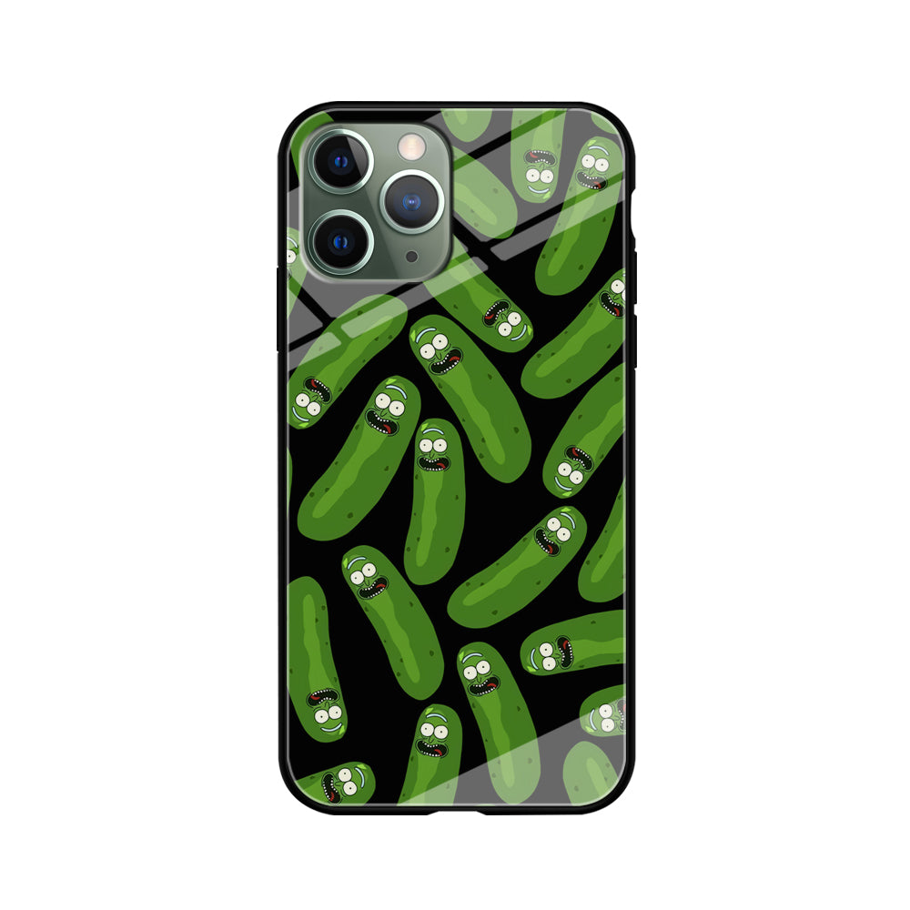 Rick and Morty Patern Pickle iPhone 11 Pro Case