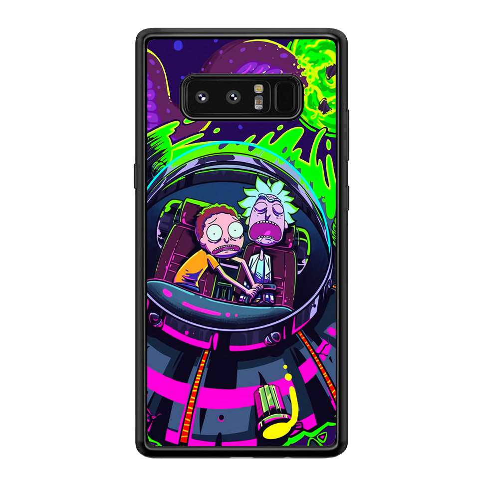 Rick and Morty Space Gate Samsung Galaxy Note 8 Case