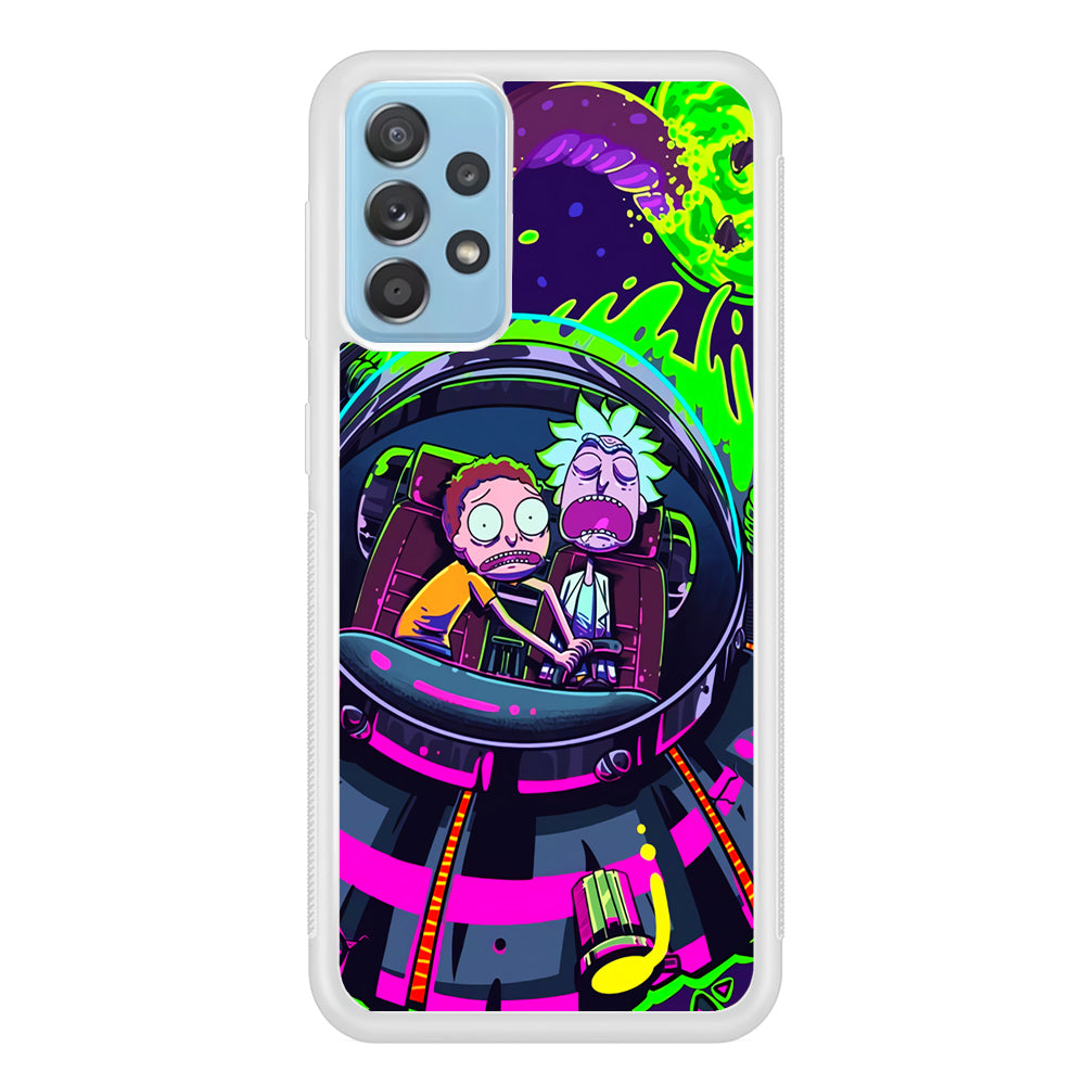 Rick and Morty Space Gate Samsung Galaxy A52 Case