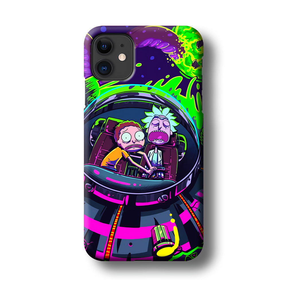 Rick and Morty Space Gate iPhone 11 Case