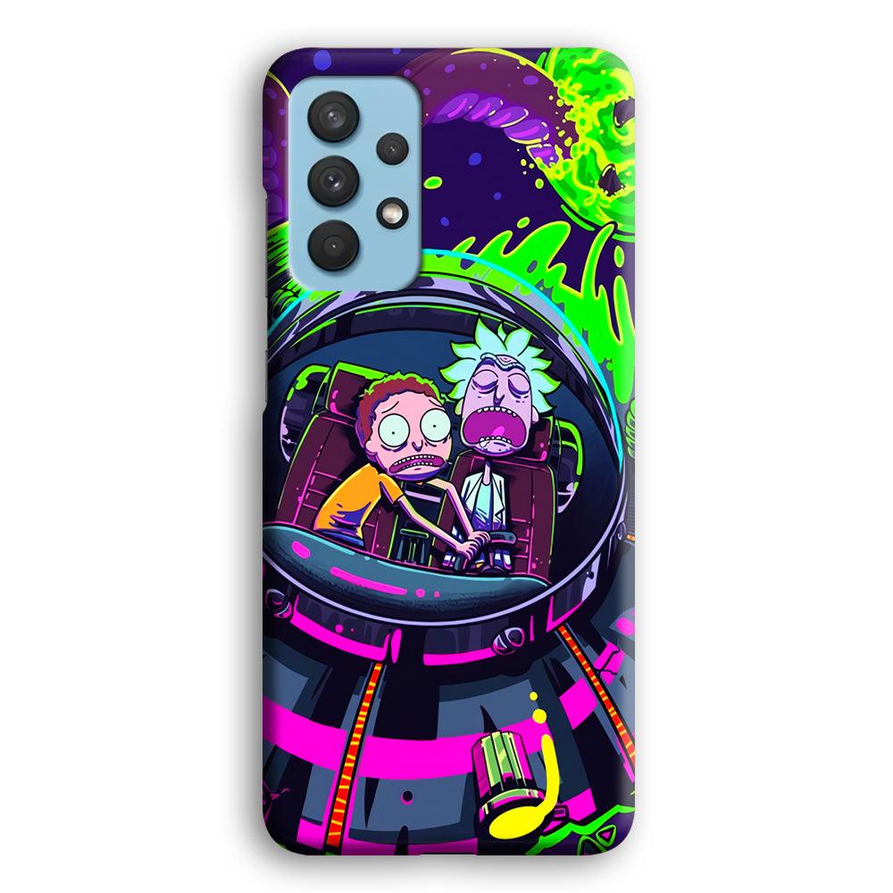 Rick and Morty Space Gate Samsung Galaxy A32 Case