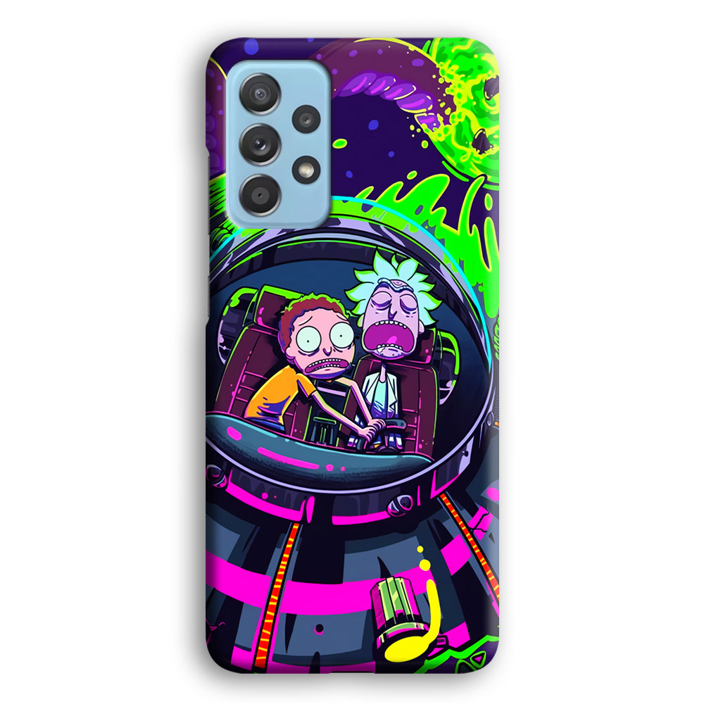 Rick and Morty Space Gate Samsung Galaxy A52 Case