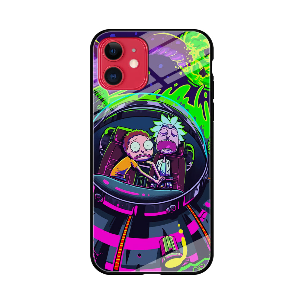 Rick and Morty Space Gate iPhone 11 Case