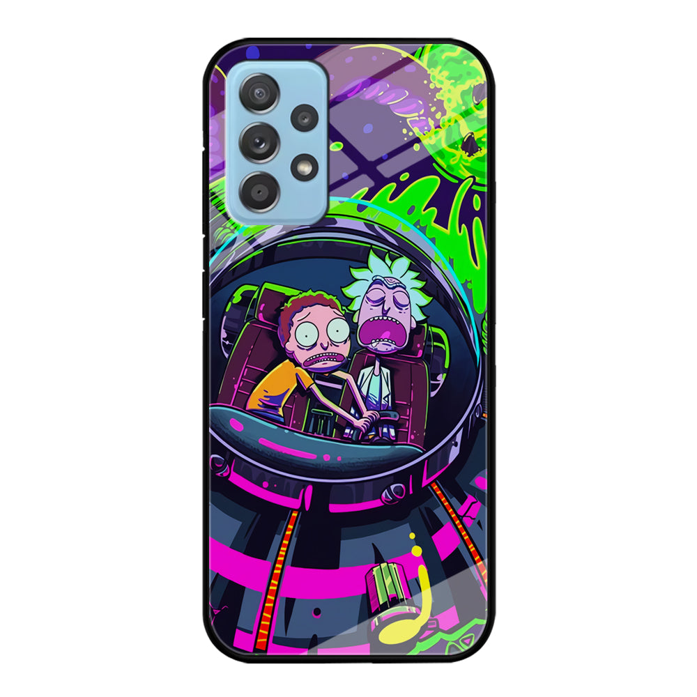 Rick and Morty Space Gate Samsung Galaxy A52 Case