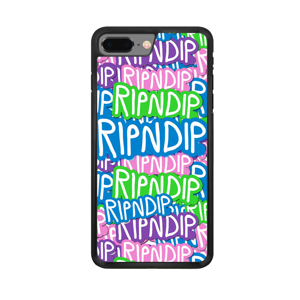 Rip N Dip Colour Of Words iPhone 8 Plus Case - Carneyforia