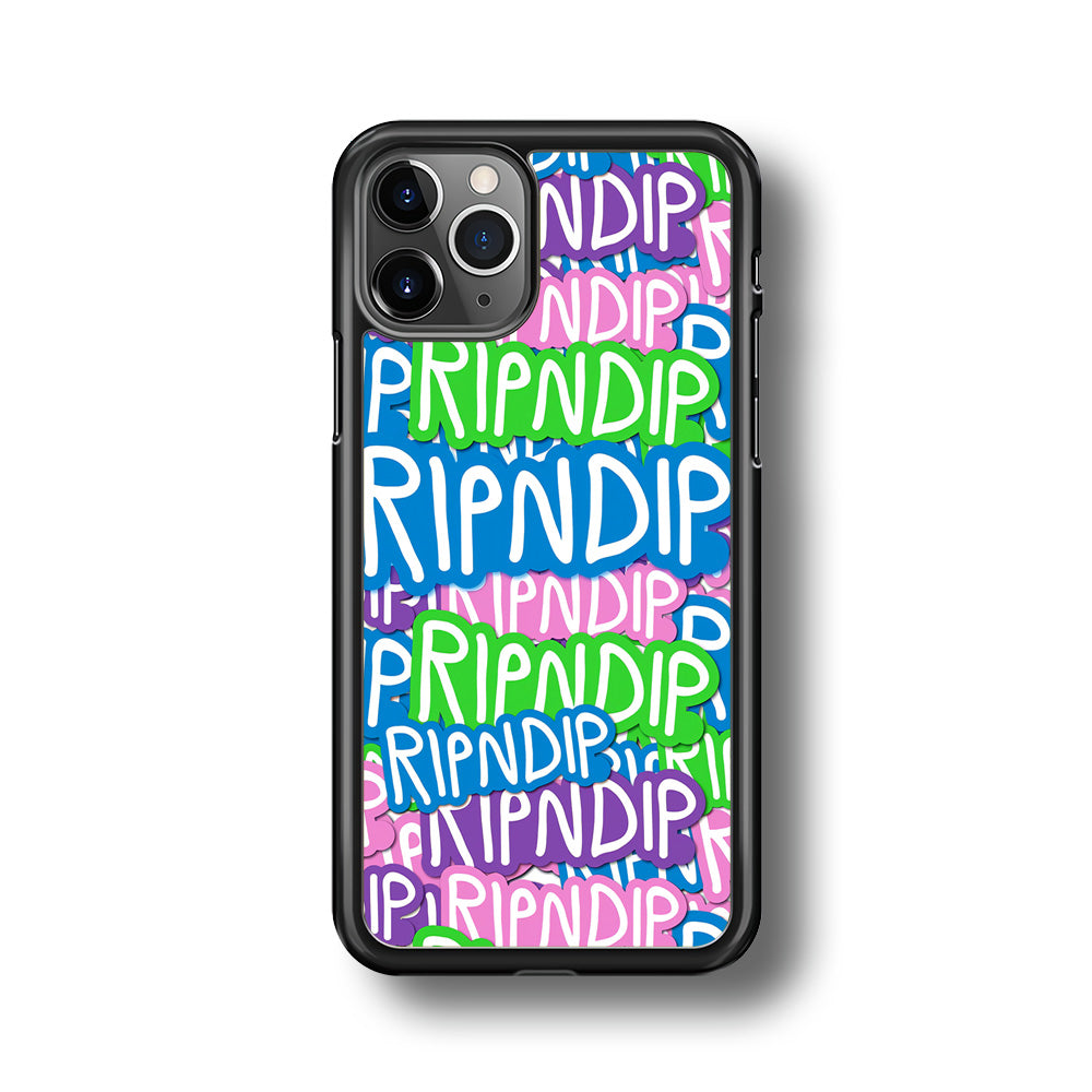 Rip N Dip Colour Of Words iPhone 11 Pro Max Case - Carneyforia