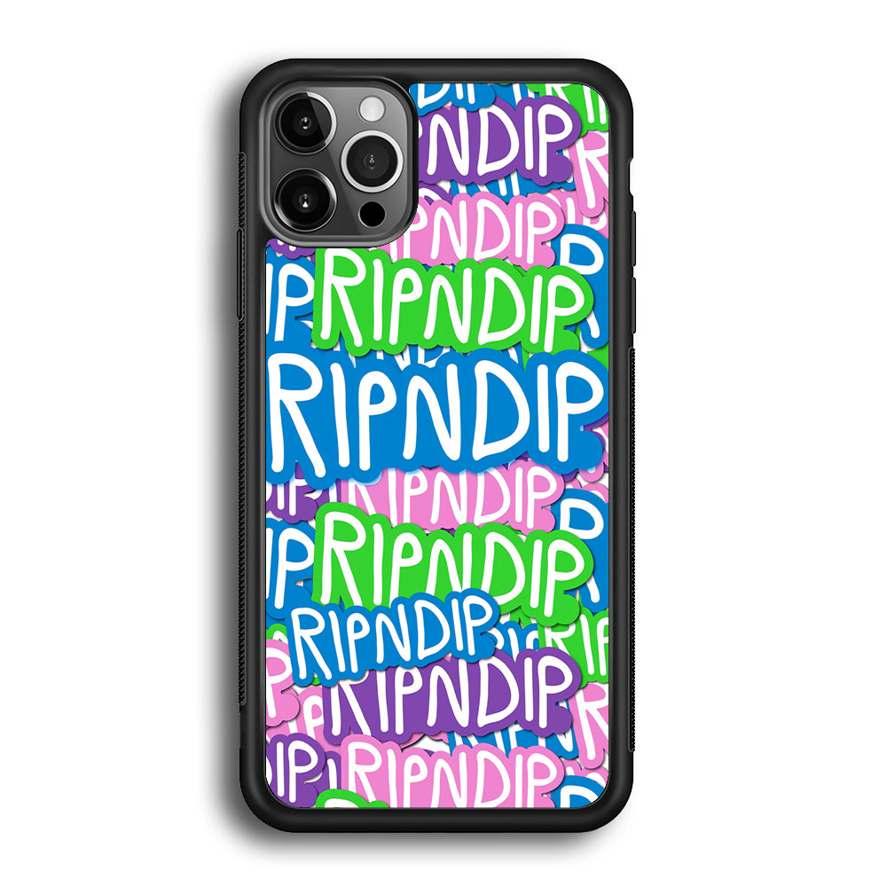 Rip N Dip Colour Of Words iPhone 12 Pro Case - Carneyforia