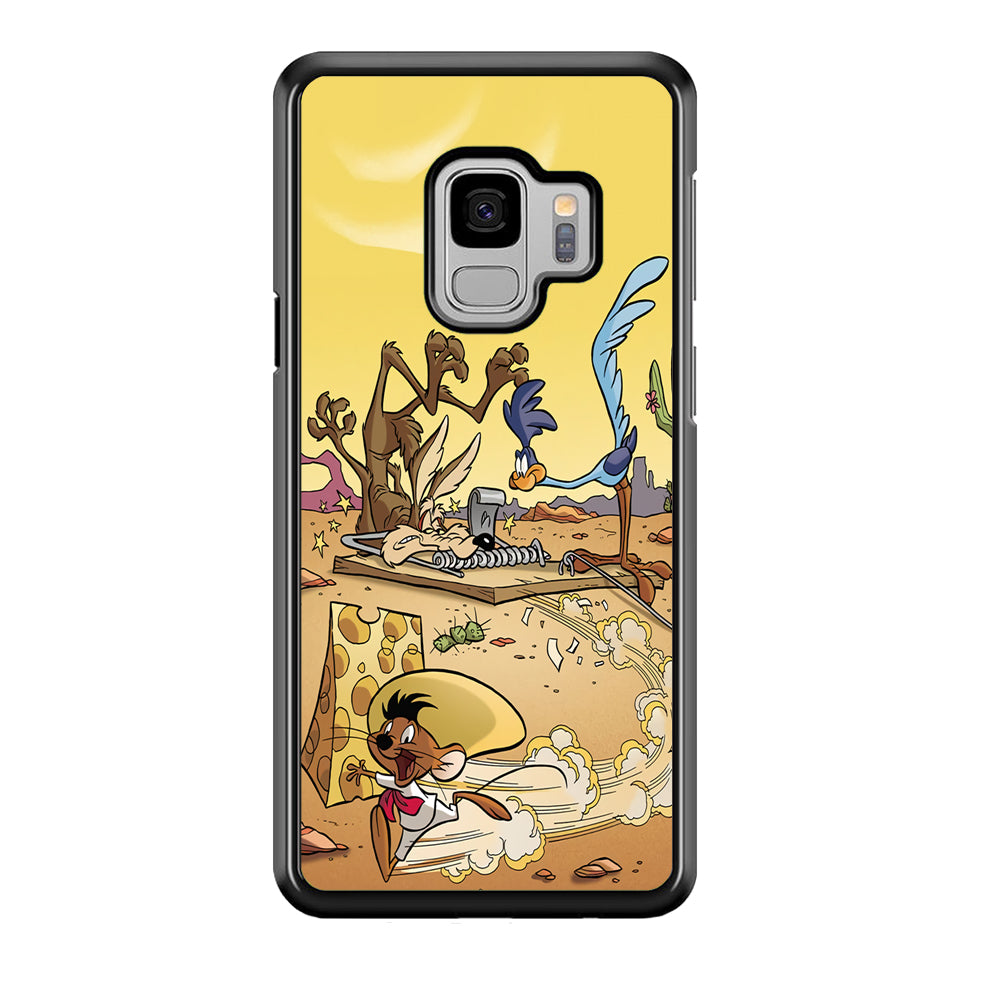Road Runner Wile E Coyote Trapped Samsung Galaxy S9 Case