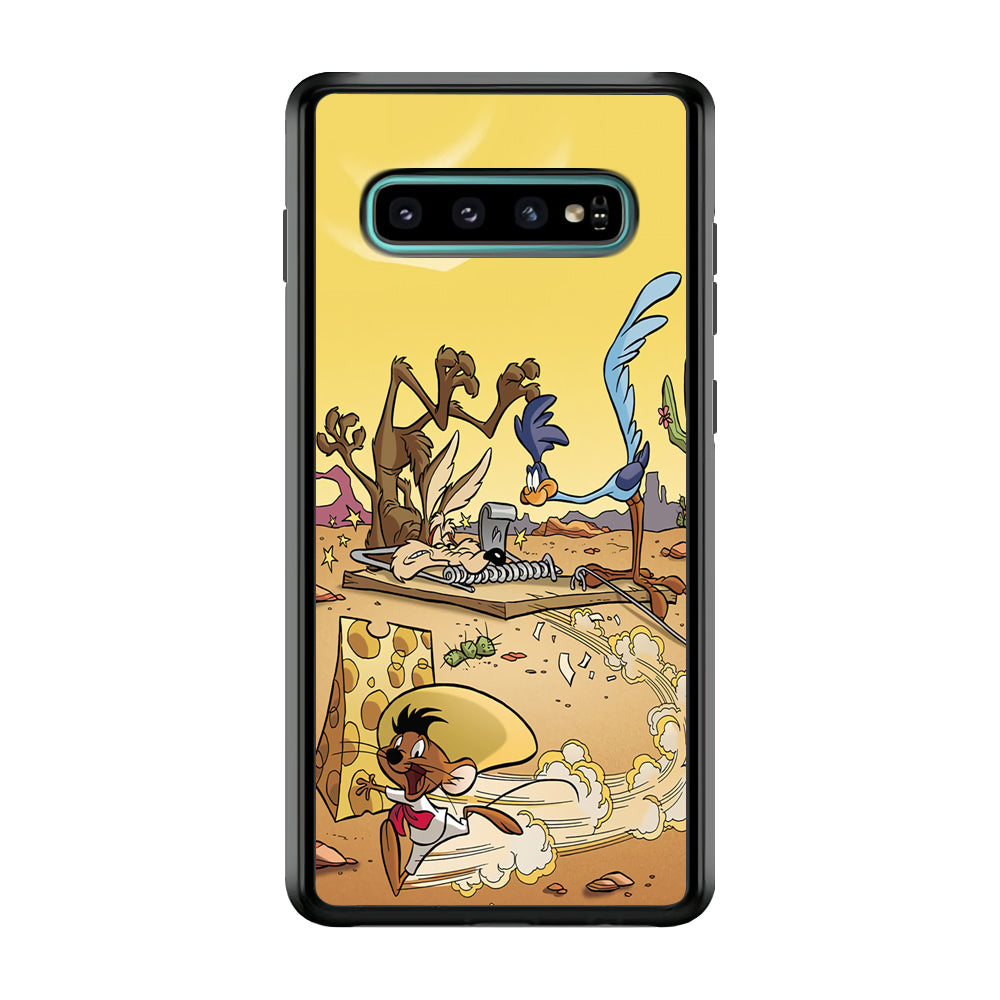 Road Runner Wile E Coyote Trapped Samsung Galaxy S10 Plus Case