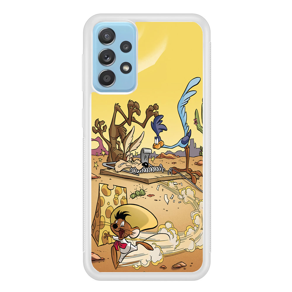Road Runner Wile E Coyote Trapped Samsung Galaxy A52 Case