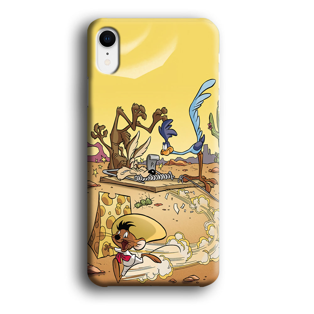 Road Runner Wile E Coyote Trapped iPhone XR Case