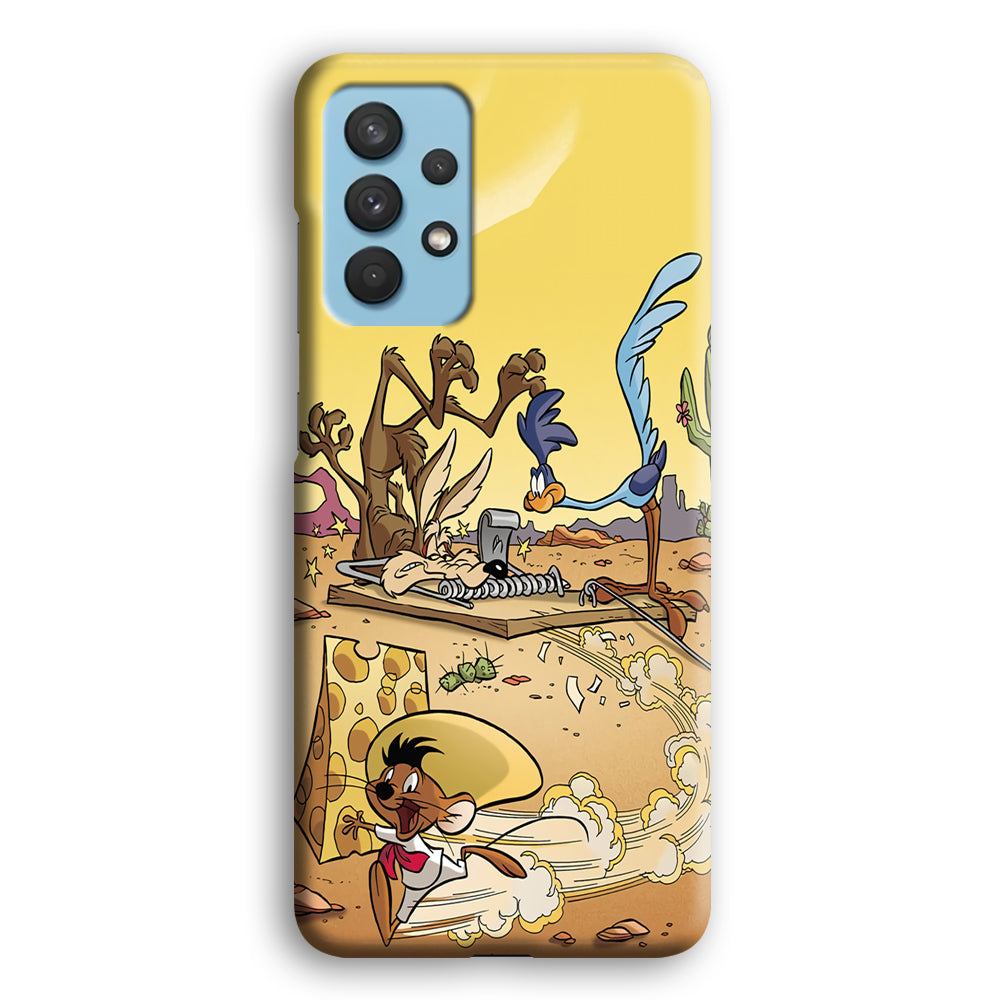 Road Runner Wile E Coyote Trapped Samsung Galaxy A32 Case