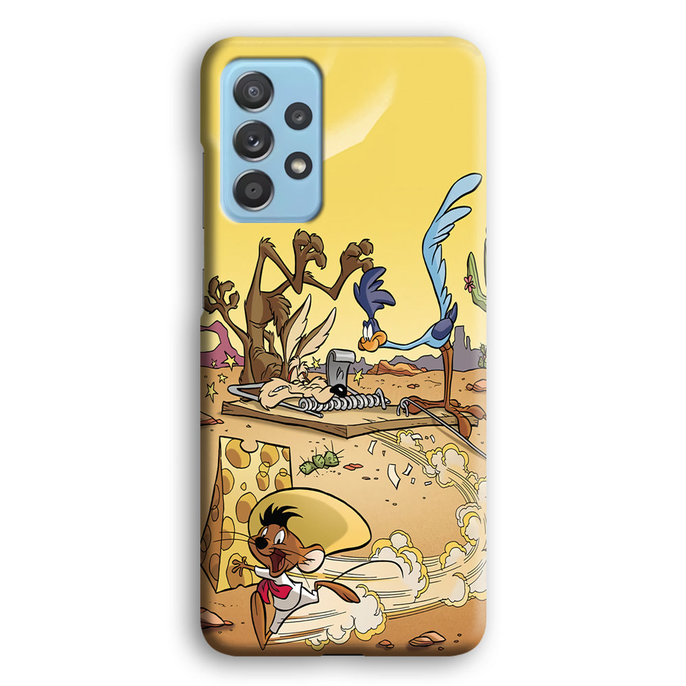 Road Runner Wile E Coyote Trapped Samsung Galaxy A52 Case