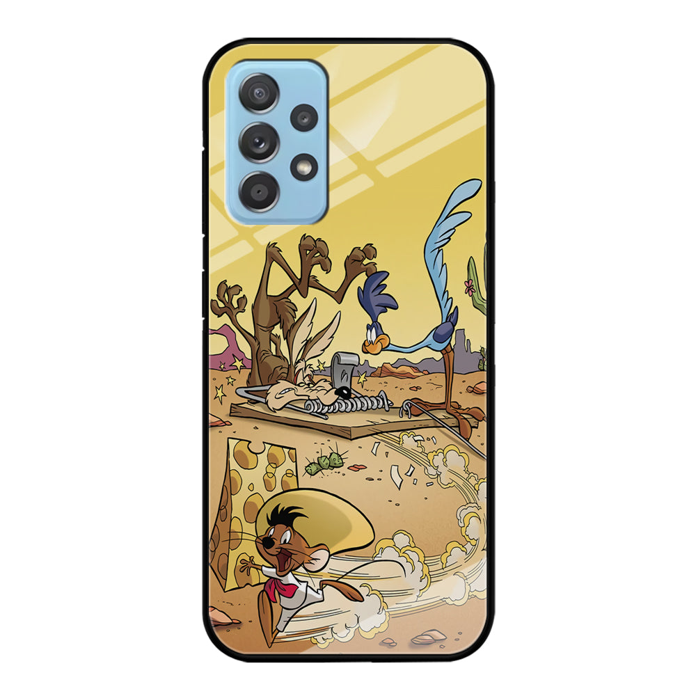 Road Runner Wile E Coyote Trapped Samsung Galaxy A52 Case