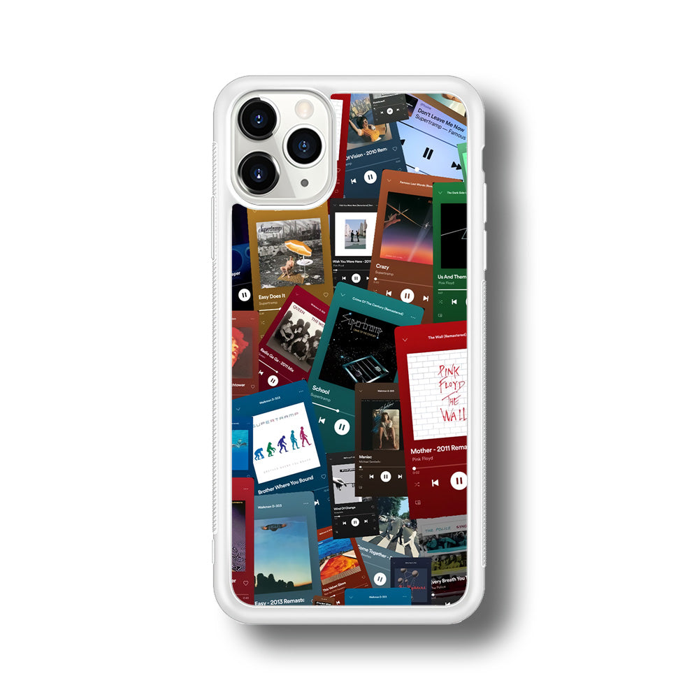 Rock's Song Playlist Collage iPhone 11 Pro Max Case