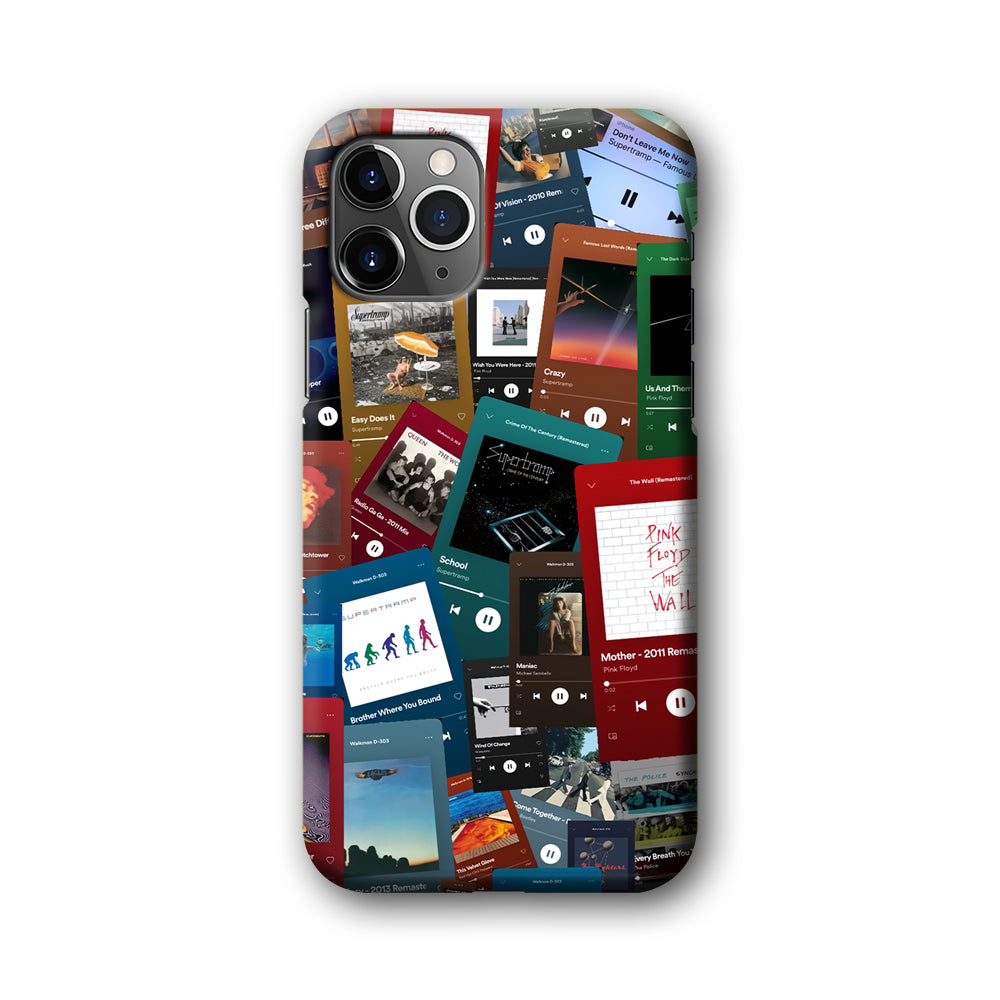 Rock's Song Playlist Collage iPhone 11 Pro Max Case