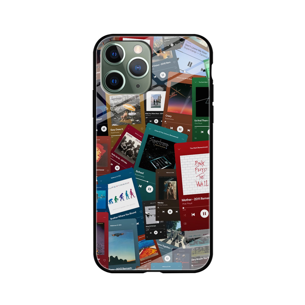 Rock's Song Playlist Collage iPhone 11 Pro Max Case