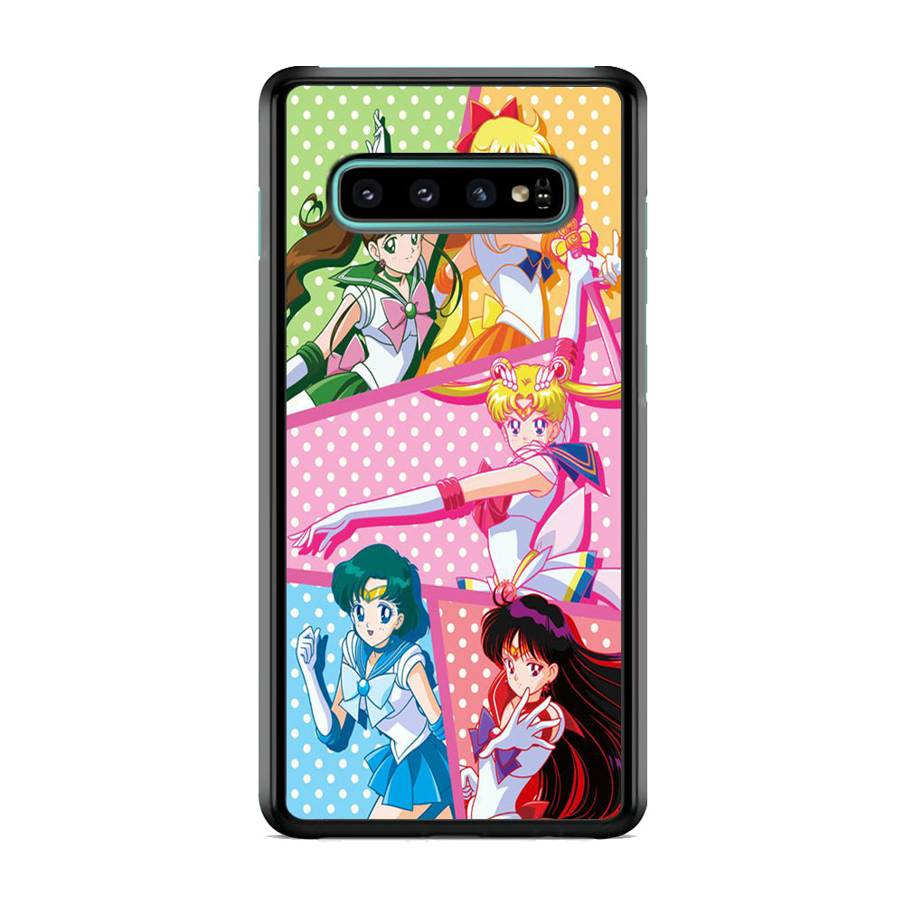 Sailor Moon Team Character Samsung Galaxy S10 Case