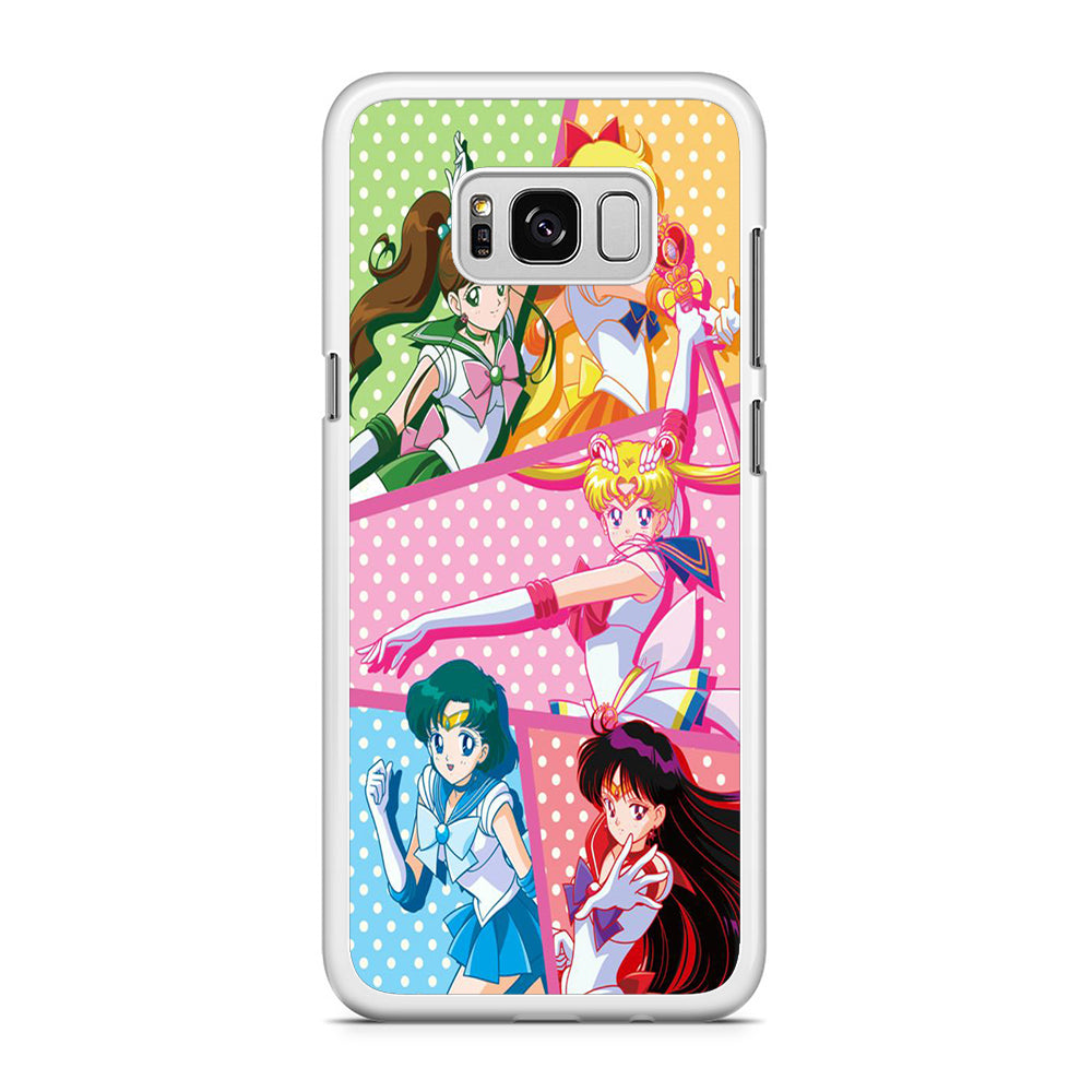 Sailor Moon Team Character Samsung Galaxy S8 Case