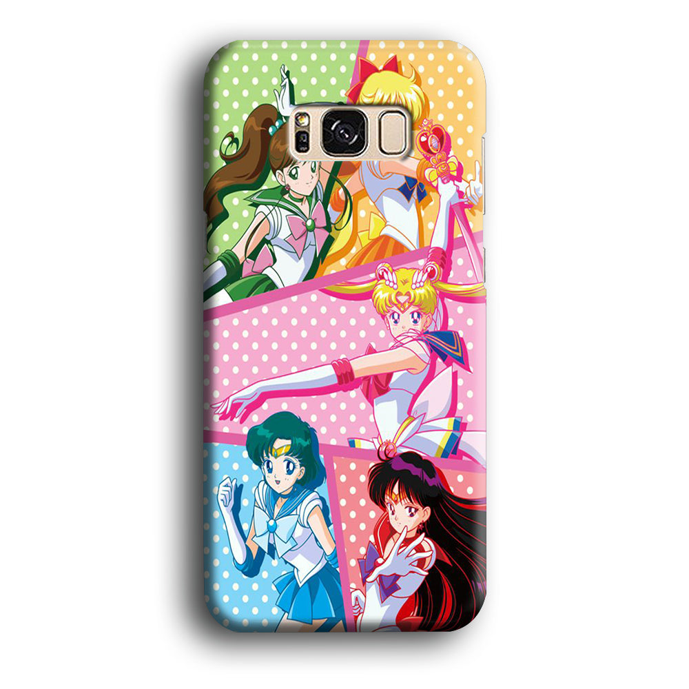 Sailor Moon Team Character Samsung Galaxy S8 Case