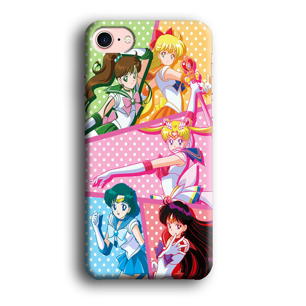 Sailor Moon Team Character iPhone 8 Case