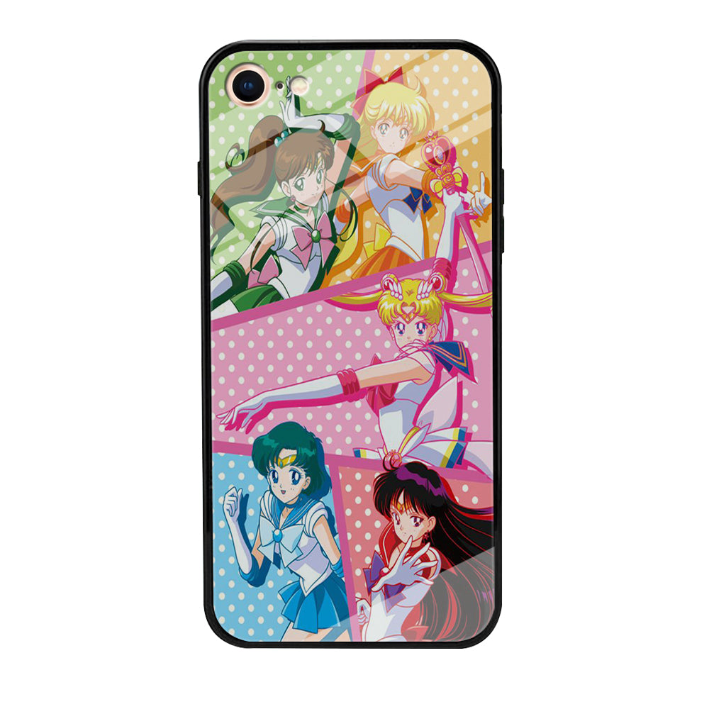 Sailor Moon Team Character iPhone 8 Case