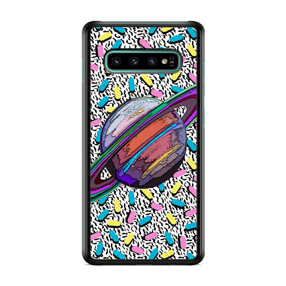 Saturnus Ring of Rainbow Samsung Galaxy S10 Case