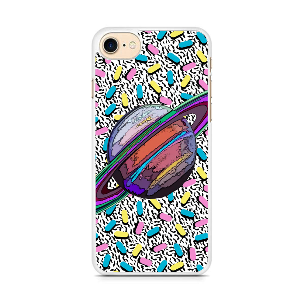 Saturnus Ring of Rainbow iPhone 8 Case