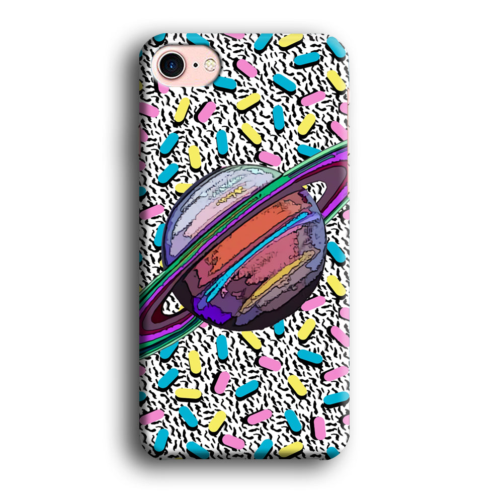 Saturnus Ring of Rainbow iPhone 8 Case