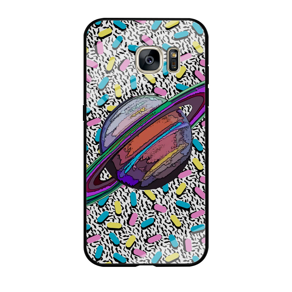 Saturnus Ring of Rainbow Samsung Galaxy S7 Edge Case