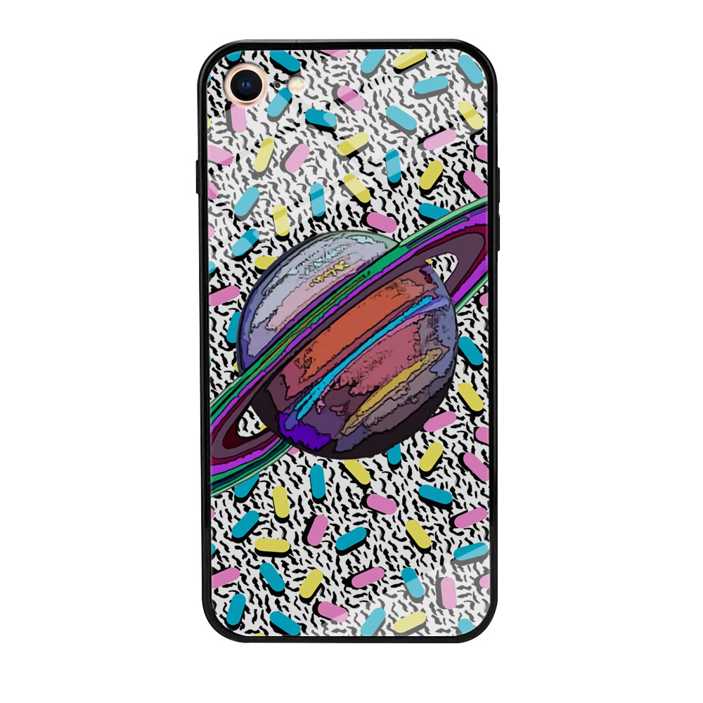 Saturnus Ring of Rainbow iPhone 8 Case