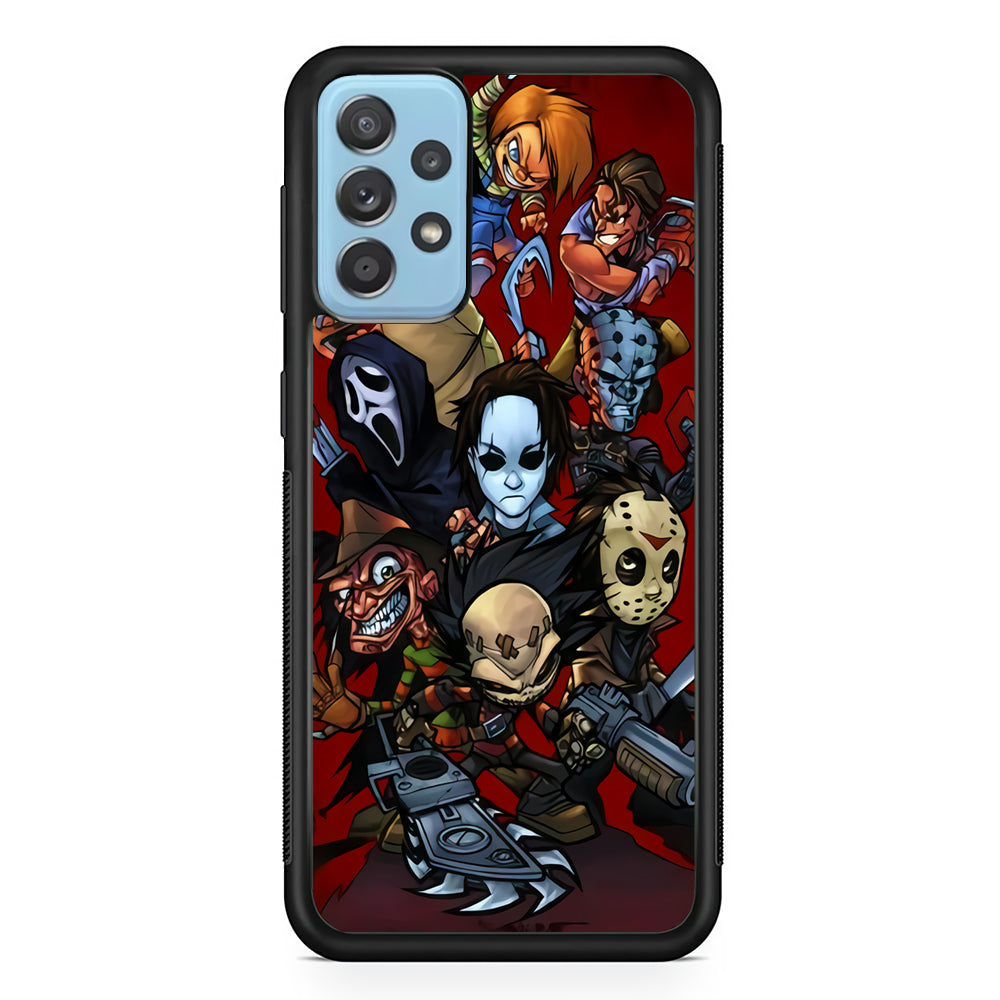 Scream Movie Collage Character Samsung Galaxy A52 Case