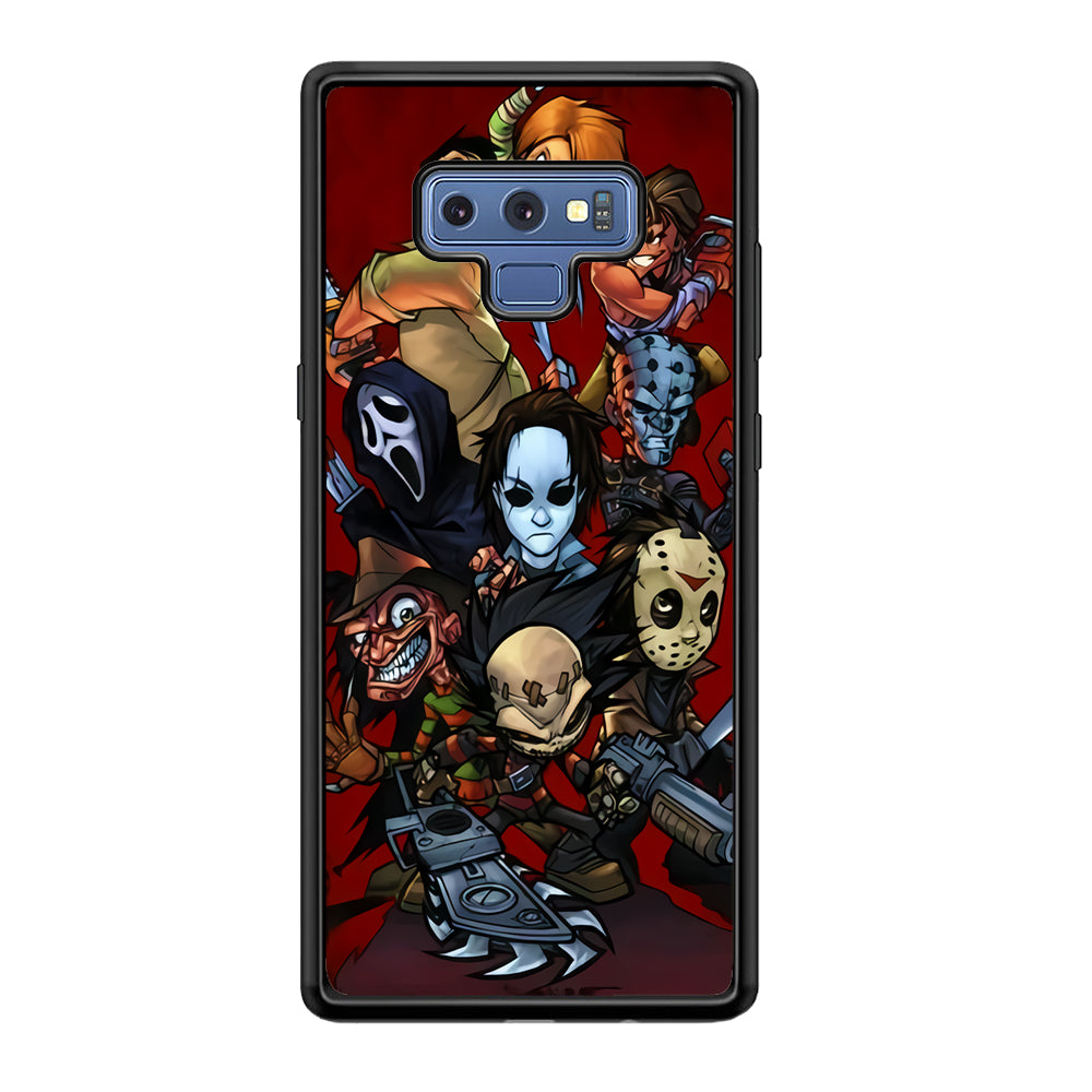 Scream Movie Collage Character Samsung Galaxy Note 9 Case