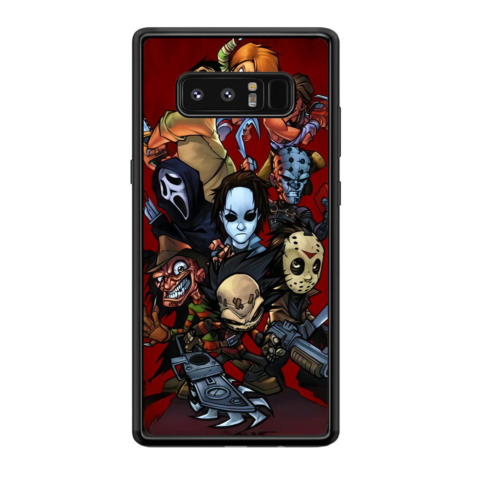 Scream Movie Collage Character Samsung Galaxy Note 8 Case