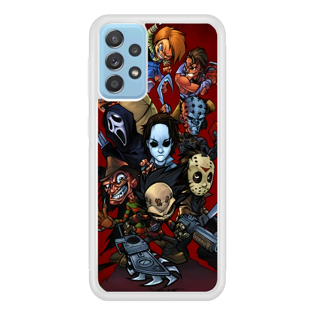 Scream Movie Collage Character Samsung Galaxy A52 Case