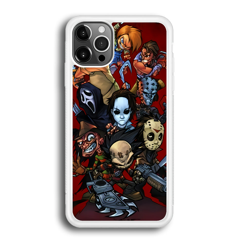 Scream Movie Collage Character iPhone 12 Pro Case