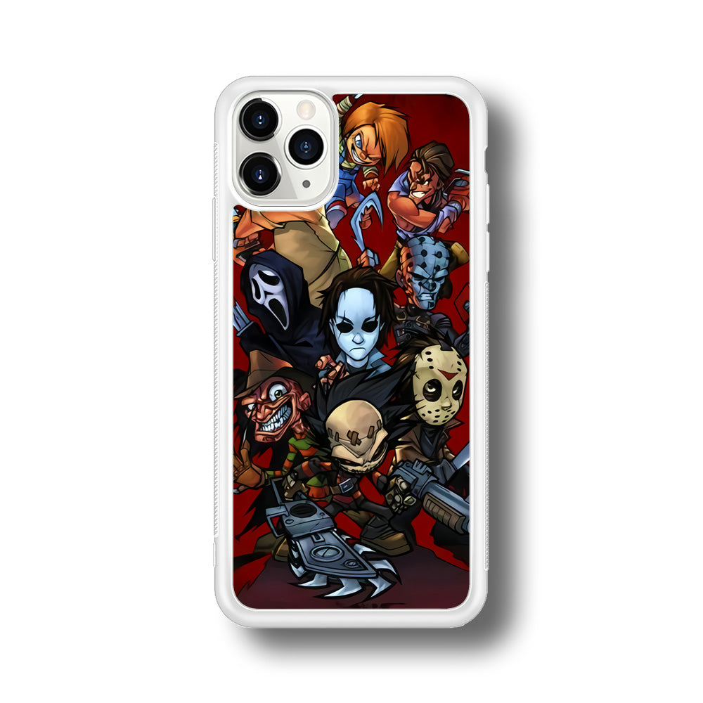 Scream Movie Collage Character iPhone 11 Pro Max Case