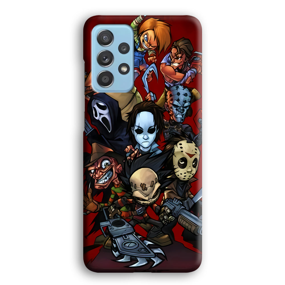 Scream Movie Collage Character Samsung Galaxy A52 Case