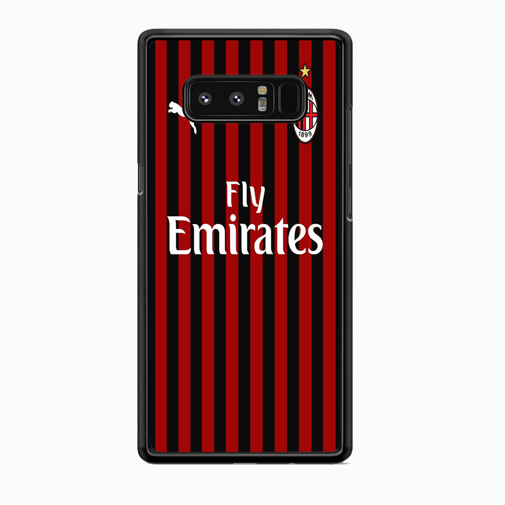 Serie A AC Milan Jersey Samsung Galaxy Note 8 Case