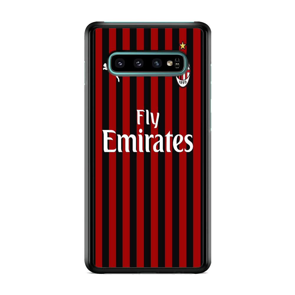 Serie A AC Milan Jersey Samsung Galaxy S10 Case