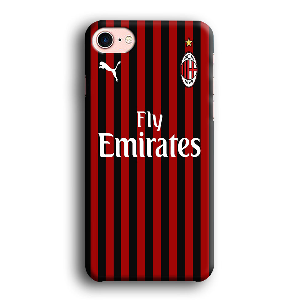 Serie A AC Milan Jersey iPhone 8 Case